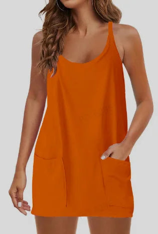 Aviora's Built-In Bra & Shorts Mini Dress.